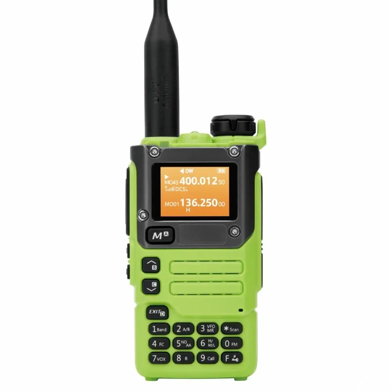 

For New UV-K58 UV-K6 Walkie Talkie UV-K5(8) Ham Radio 5W Green FM UVK58 Full Band Two Way