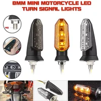 Luz LED intermitente para motocicleta, indicador ámbar, lámpara LED de 12V para Yamaha FZ 1 YZF R3 R6 R1 MT 07 09 FZ6 Tracer 900 Tenere 700