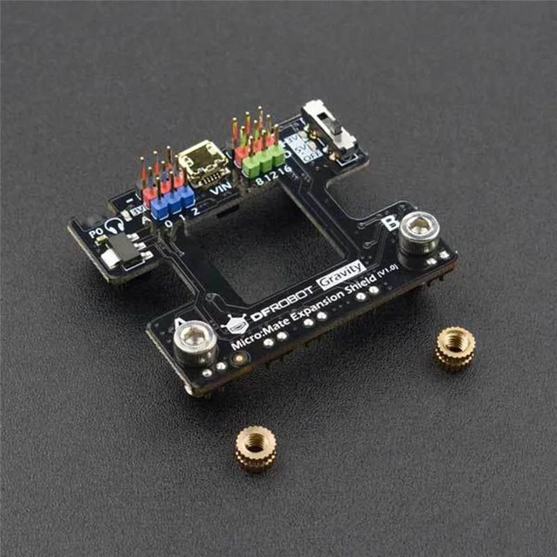 Micro: Mate Microbit Mini placa de expansión multifunción Micro:Bit Placa de expansión