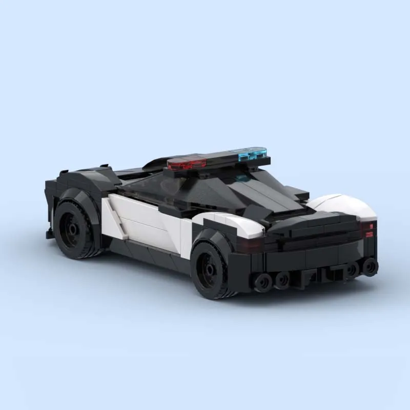 Squadra di sicurezza urbana Pattuglia della polizia Auto Building Block Assemblaggio di auto Modello giocattolo Set Regali creativi Natale NUOVO 263 pezzi