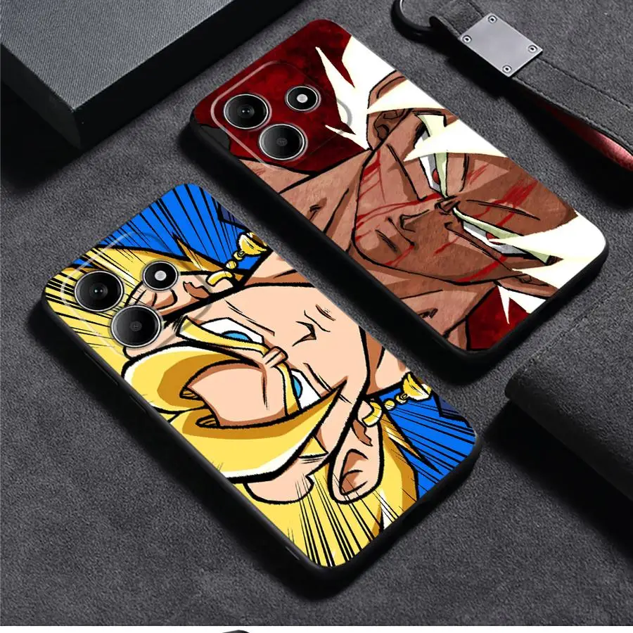 Funda Phone Cover Case for Xiaomi Redmi Note 12 Pro 10S 9S 13 Pro Plus 14 10 11s 12s 7 8 9 11 D-ragon Balls Smart Goku
