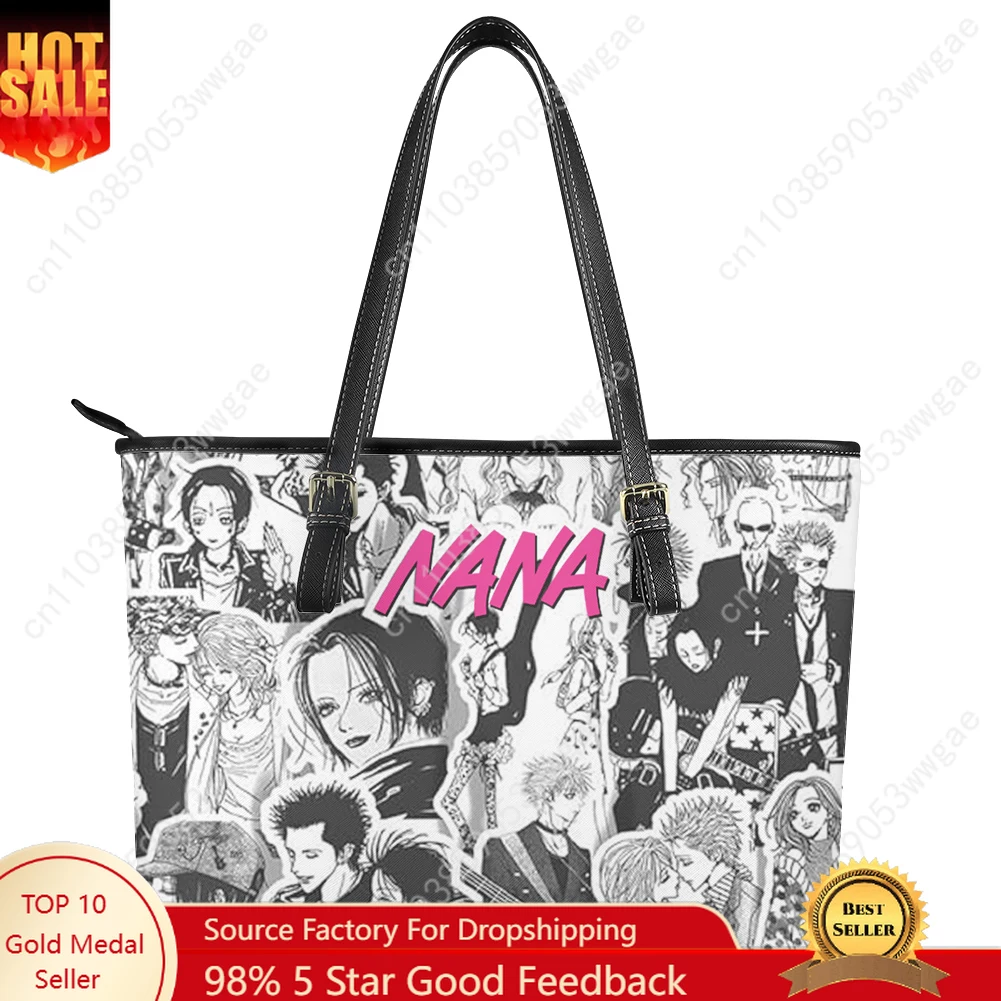 

NANA Handbag Womens Mens Vintage Personalized Tote Bag Shoulder Bag Business Leather Purse Travel Fashion Customized Bag Gift
