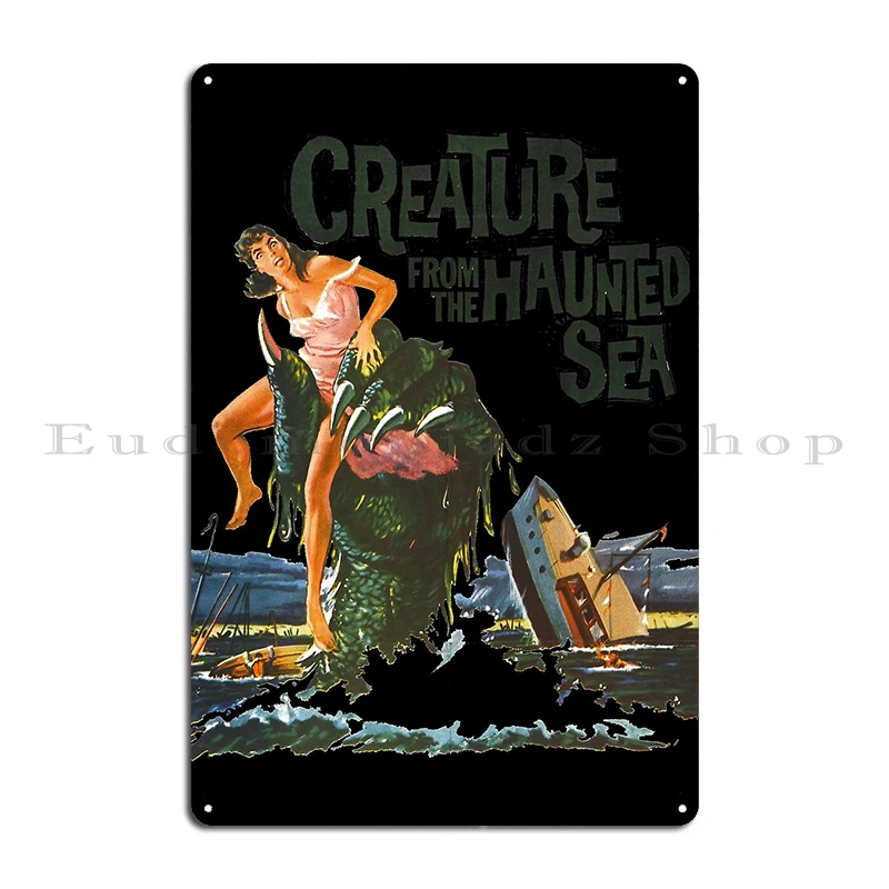 ملصق فيلم Monster Chef 2 مخلوق من البحر المسكون مذهل هي Monster Hell في زجاجات معدنية جدار ديكور تين تسجيل ملصق #4