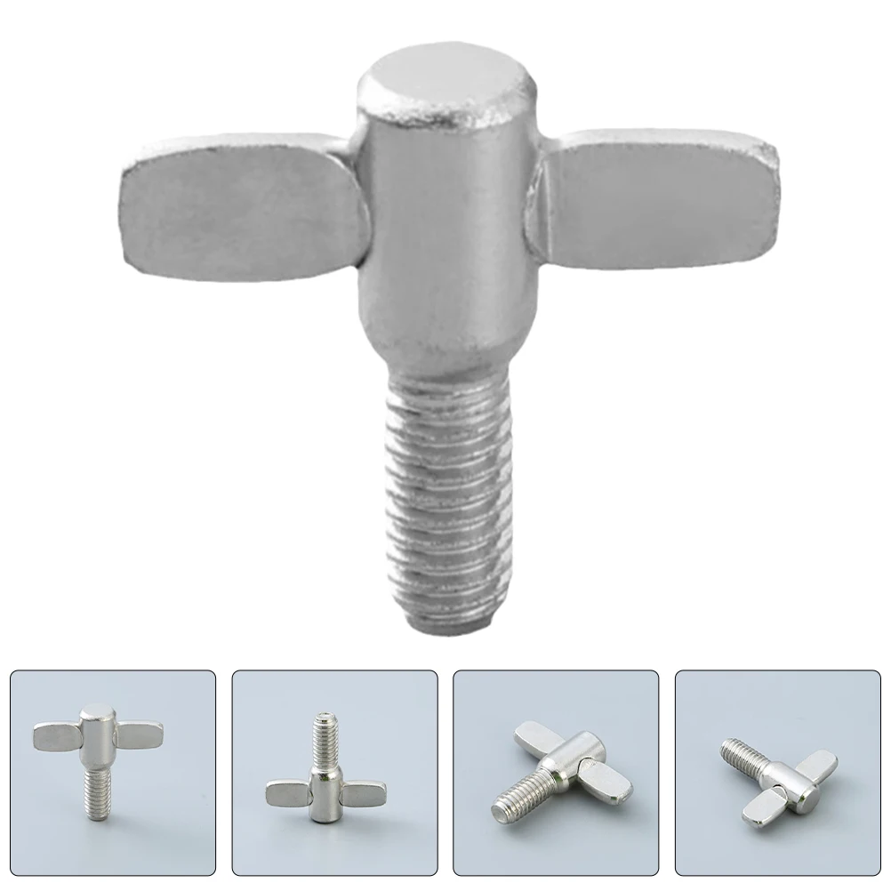 

6pcs Wing Cymbal Hardware Set Screw Percussion Cymbal Nuts Replacement Fastener Metal Nut Fixing Kit Accessories Wing Bolt For