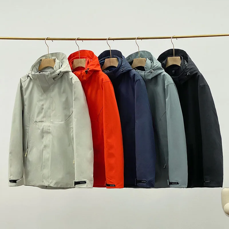 

Unisex 3 - in - 1 Hooded Windproof & Waterproof Insulated Outdoor Jacket for Autumn/Winter Camping & Hiking