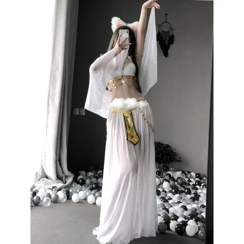 Sexy Goddess Princess Cos Cleopatra Bely Exotic Indian Dance Western Region Dance Concubine Costume Egyptian Goddess