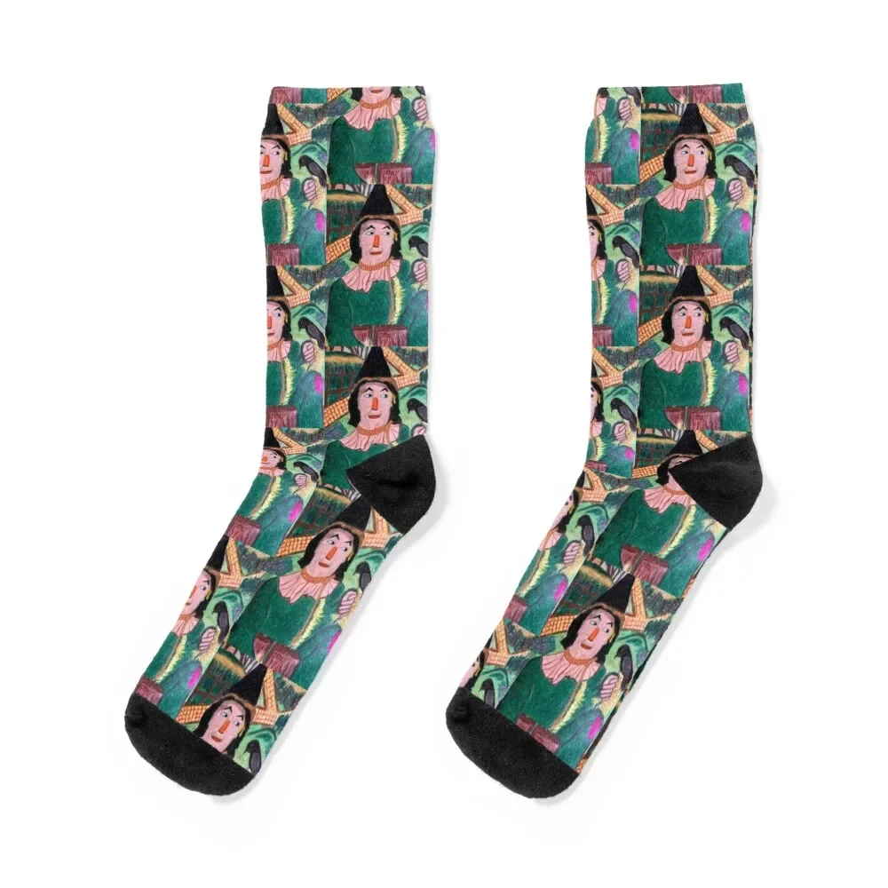 

WIZARD OF OZ SCARECROW Socks Novelties soccer anti-slip man Soccer Socks For Women Men's