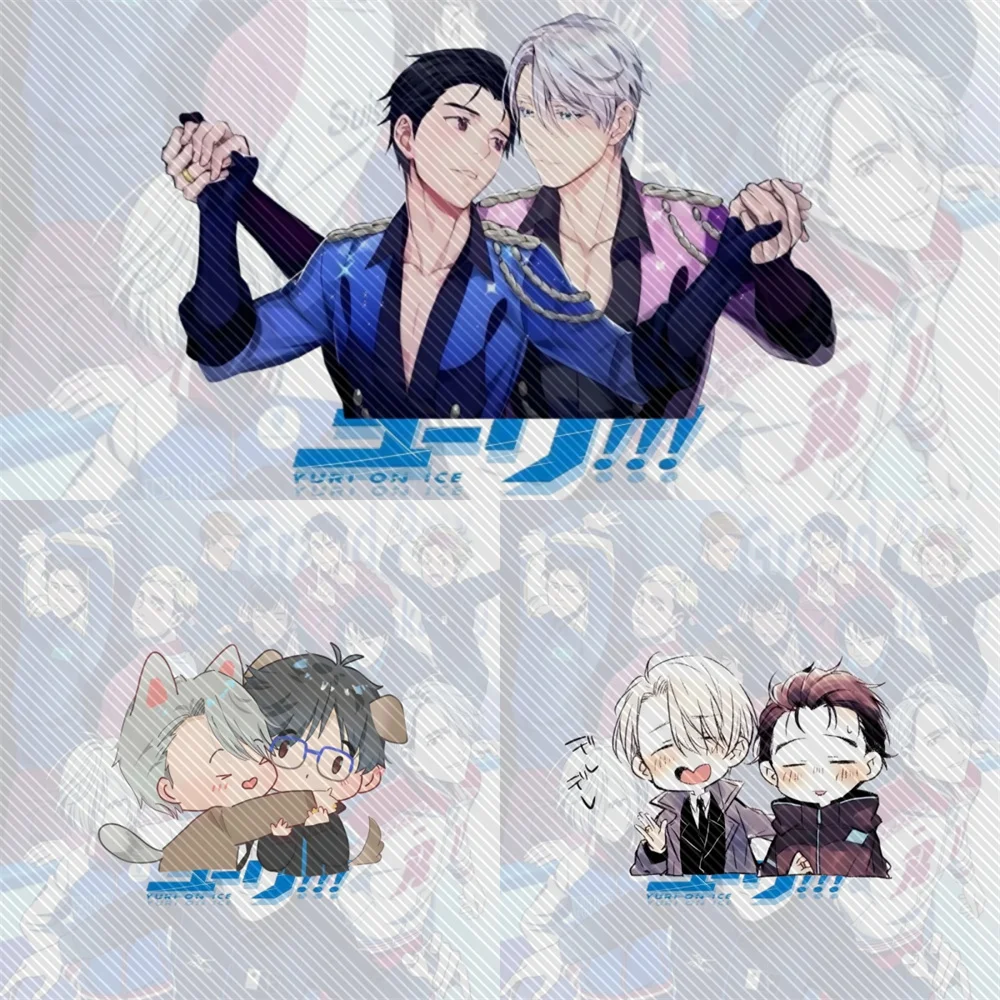 15CM Anime Yuri on Ice Cute Acrylic Stand Model Cosplay Charm Characters Ornament Accessories Goods Collection Christmas Gifts
