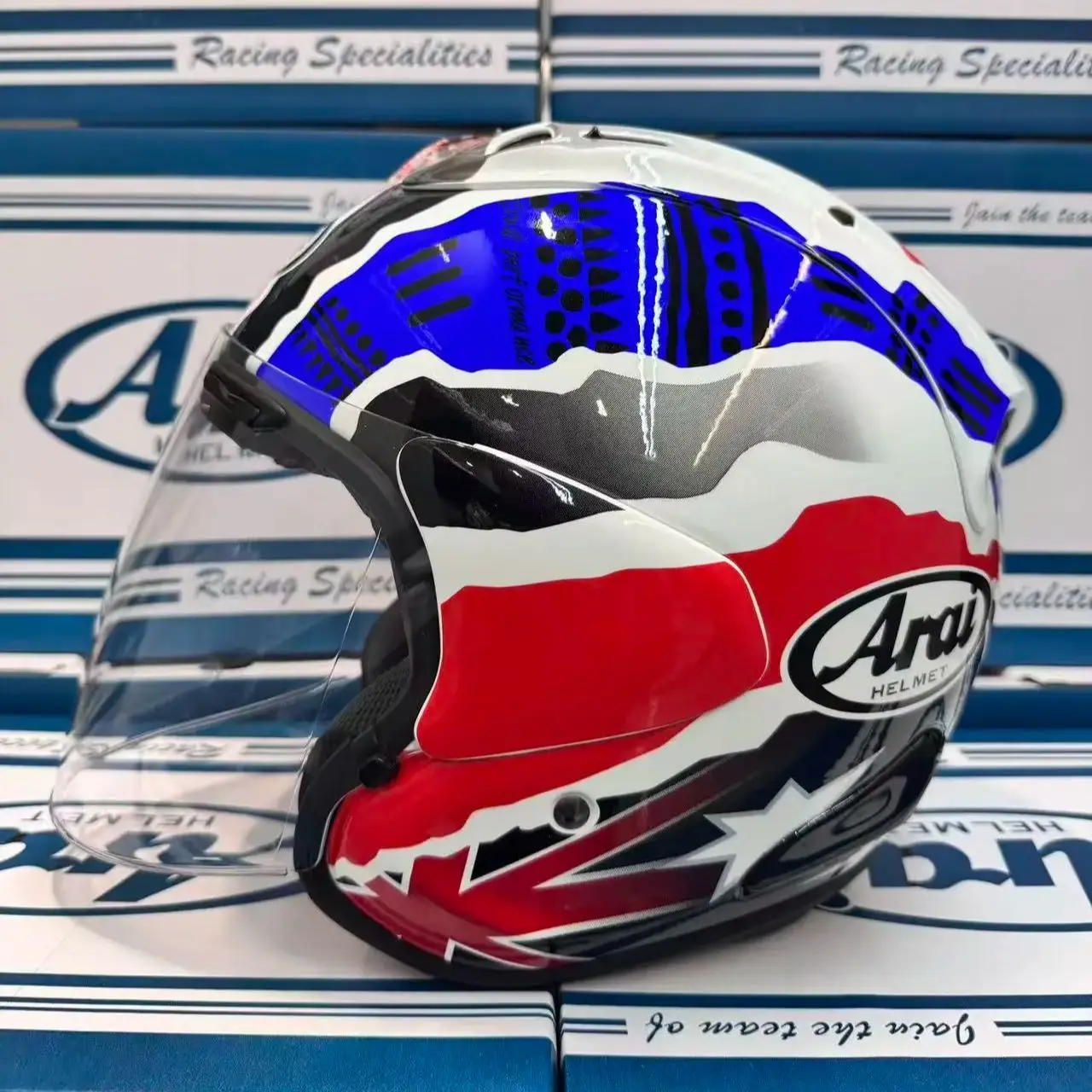 

Open Face Helmet VZ RAM 4 MC Doohan 3/4 Helmet Off Road Racing Motocross Motorcycle Helmet