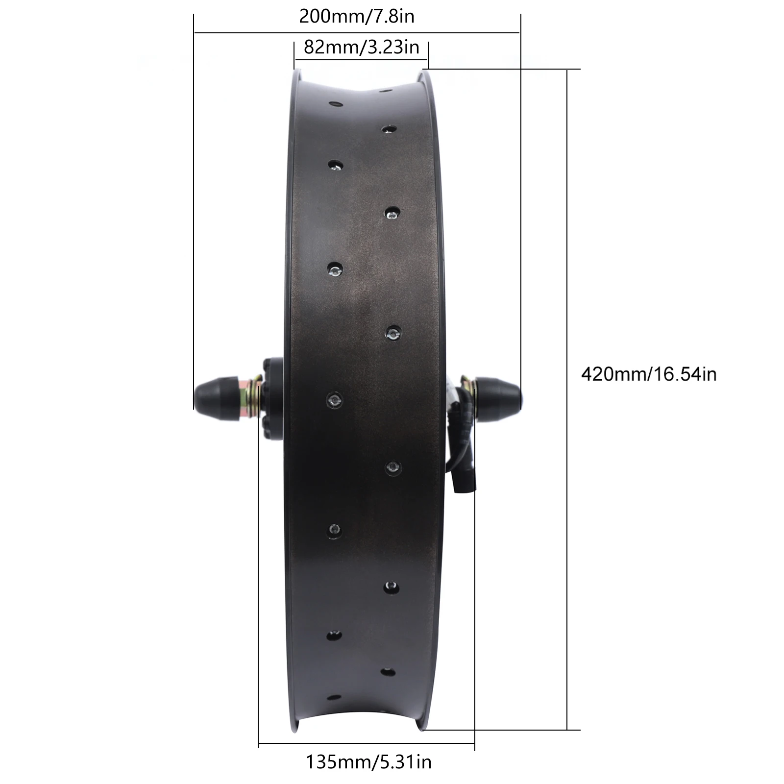 Electric Bicycle Ebike Conversion Kit 48V 1000W Fat Tire Bike Motor Set for 20