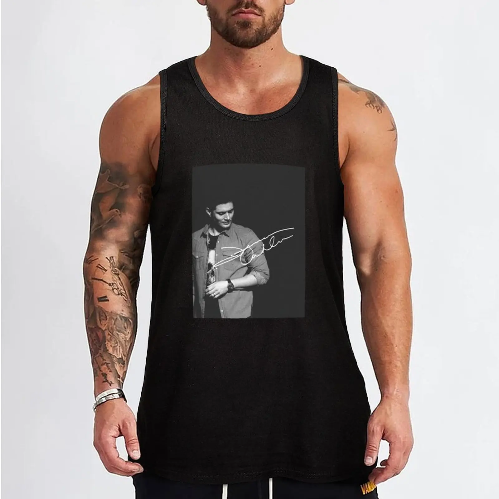 Jensen Ackles Tank Top mens designer clothes clothing men Sleeveless top