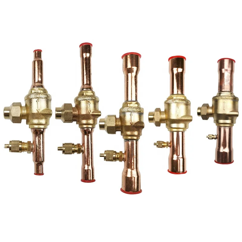 Industrial Brass Shut-off Ball Valve -50~160 Temperature Range 45bar Pressure Rating Solder/ODF Connection HVAC Cold Room