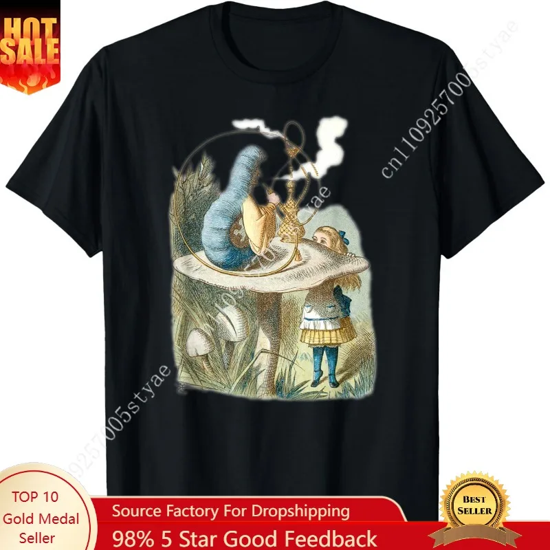 

Smoking Blue Caterpillar - Alice in Wonderland T-Shirt