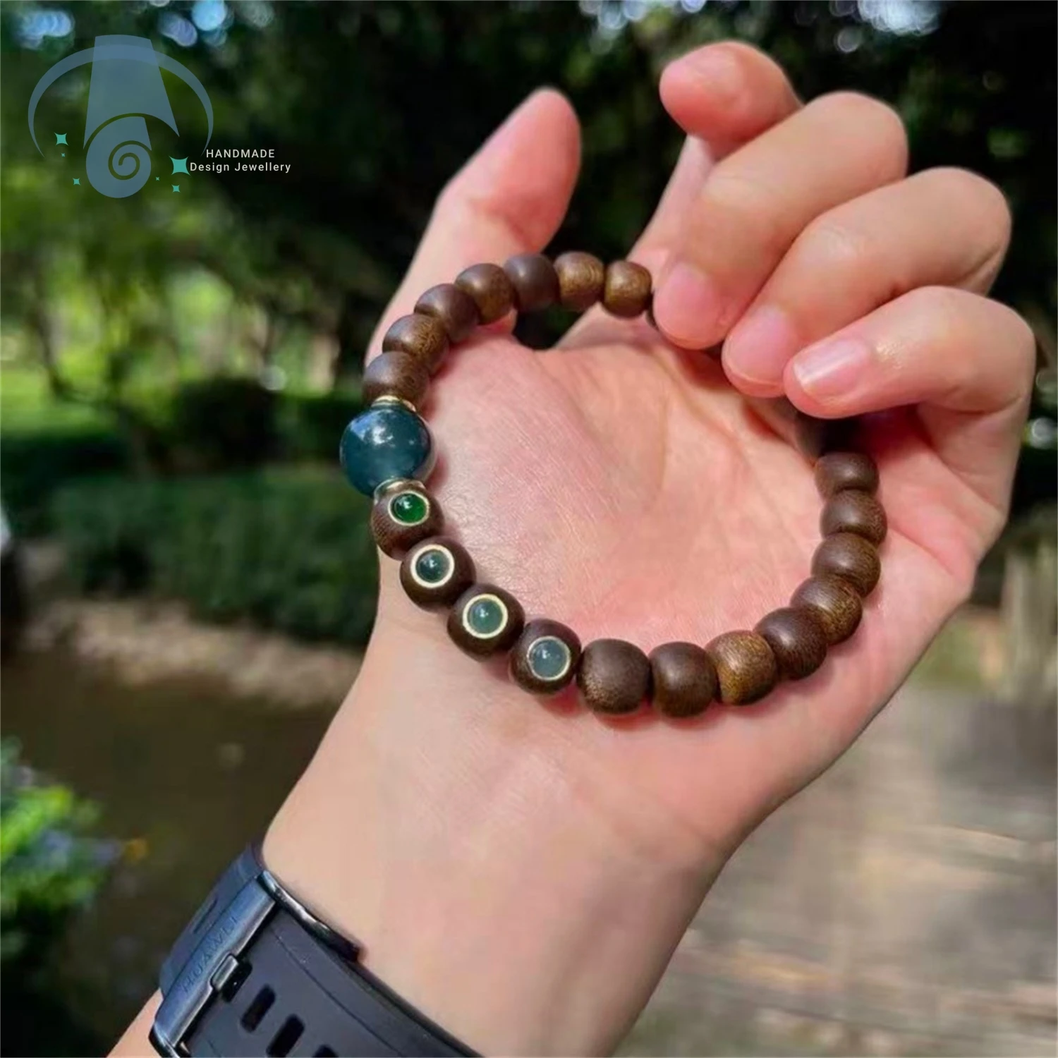 fashion-agarwood-beaded-single-round-bracelet-meditation-yoga-mindfulness-calming-aromatherapy-jewelry-gifts-unisex-handmade-set
