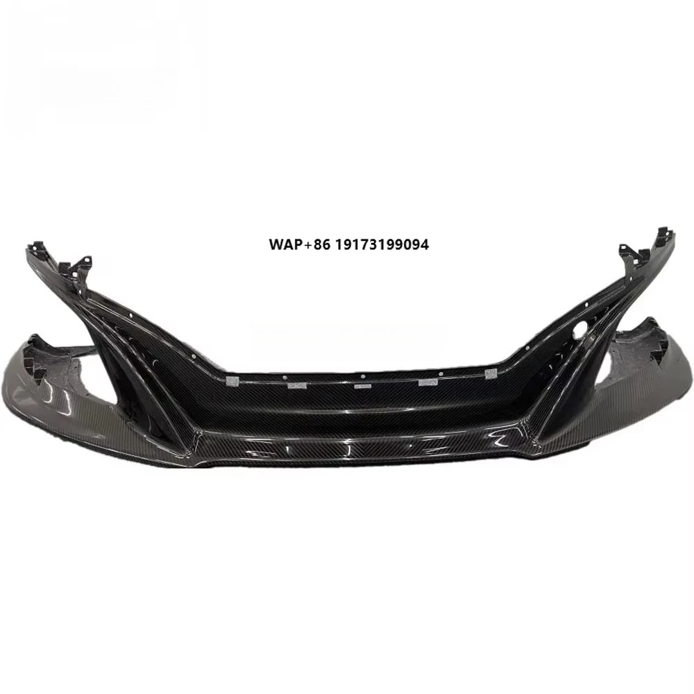 

Carbon Fiber hot Sale For 650s Coupe Spider Front Lip Body Kit Dry Carbon Fibre Front Bar Front Bumper