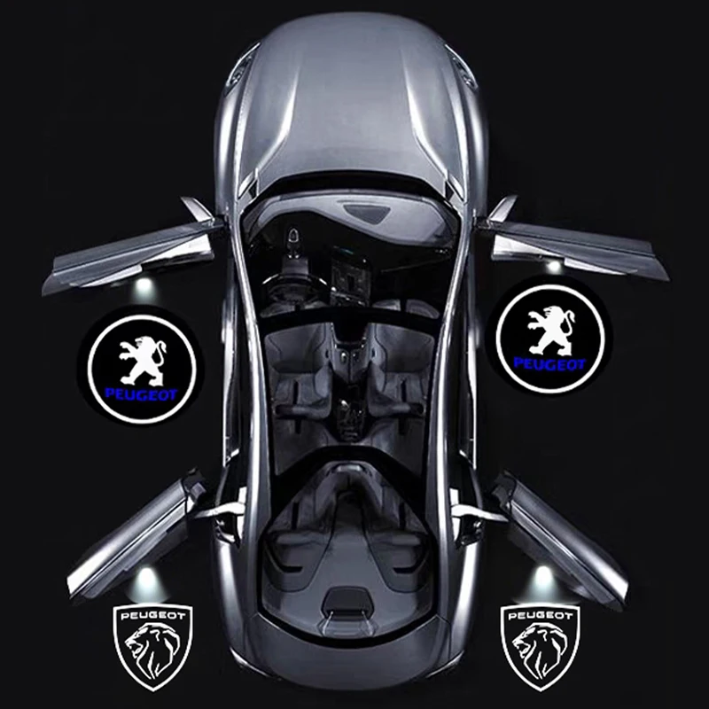 LED-Autotür-Logo-Willkommenslicht Laser-Projektorlampe für Peugeot 408 4008 308 3008 Rifter 5008 508 2008 208 301 RCZ 407 205 105 – Detail 5