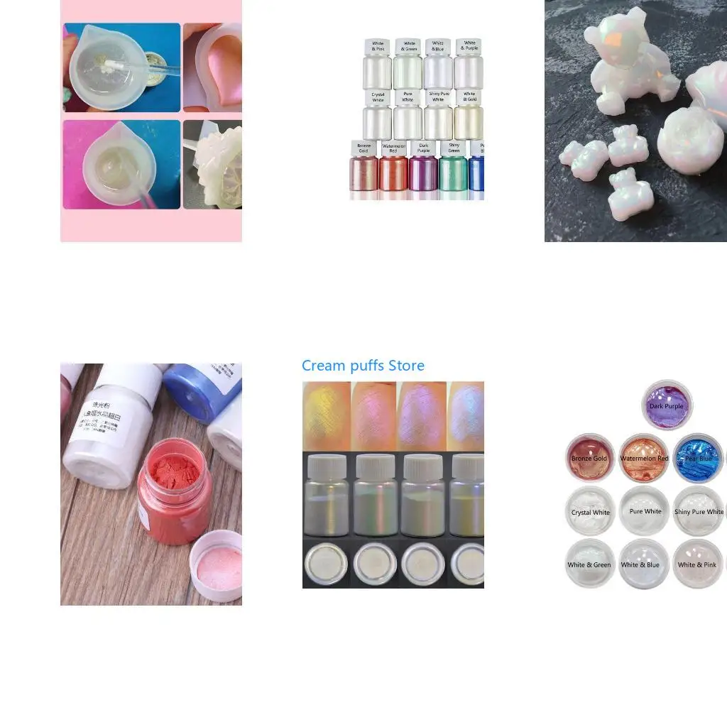 50LE Mica Powder for Soap Making Resin 13 Color Pigment Mica Powder for Candle Making Synthetic Soap Colorant Powder