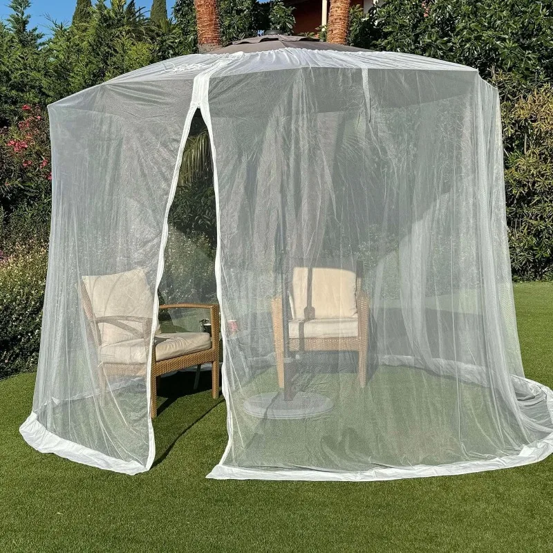 1pcs Mosquitoes Bug Net Outdoor Lawn Garden Camping Umbrella Sunshades Cover for Garden Yard Patio Yard Party Decoration