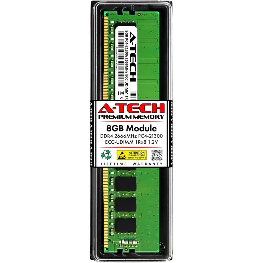 

8 ГБ ОЗУ или Dell Precision Workstation 3640 Tower | Оперативная память DDR4 2666 МГц PC4-21300 ECC Unbuffered UDIMM 1Rx8 для серверов (замена или)