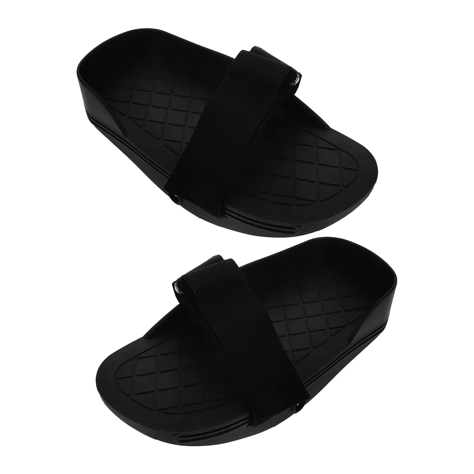 1Pair Rowing Machine Flat Pedals Ergonomic Anti-Slip Foot Pedals for Indoor Rowers Beginners to Advanced Full Body Training