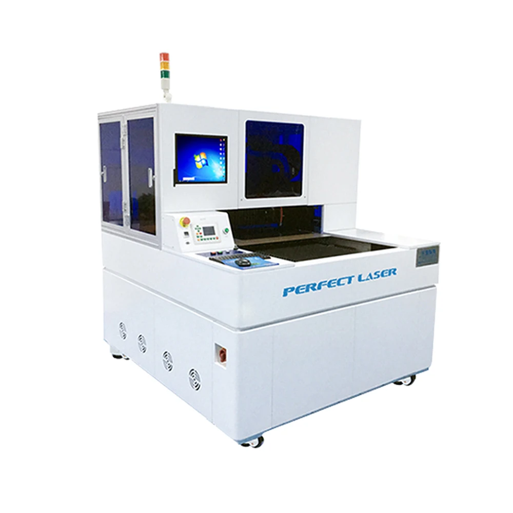 Perfect Laser Glass Cutting Machine For Different Glasses Panel 532nm Fiber Laser Cutter With 17 Inch Screen CCD Easy Operation