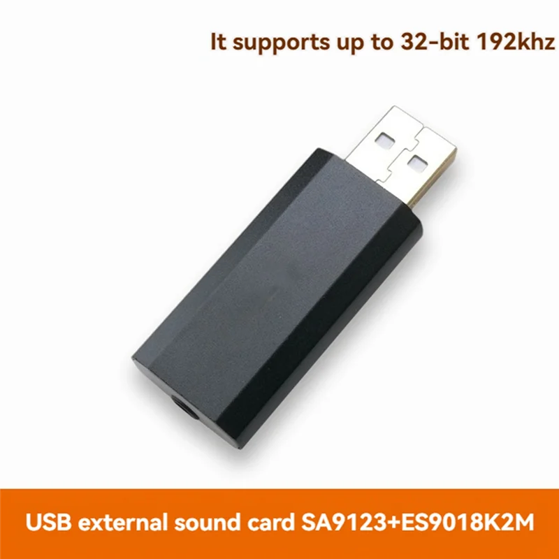 

B48A DAC Decoding Portable DAC USB External Sound Card Ear Decoder Headphone Amplifier ES9018K2M OPA1612AID Op Amp