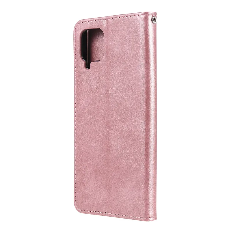 Flip Magnetic Leather Case on For Samsung Galaxy A12 A22 A32 A42 A52 A72 4G A82 A52s 5G Zipper Card Slot Wallet Phone Bag Cover