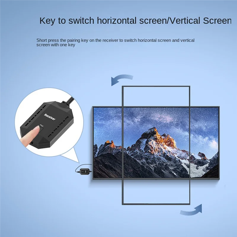 Y43A-จอแสดงผลอะแดปเตอร์ Dongle 5G 4K 1080P Wireless HD Video Transmitter Receiver Extender สําหรับโทรศัพท์ TV Monitor โปรเจคเตอร์