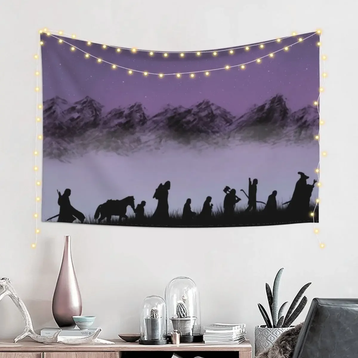 The fellowship of the ring Tapestry Decoration For Home Wallpapers Home Decor Tapestry