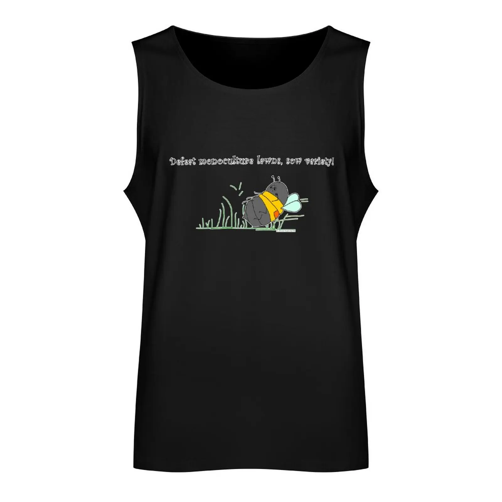 Defeat monoculture lawns, sow variety! Tank Top new in tops & t-shirt bodybuilding t shirt