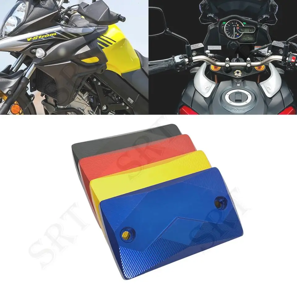 Fit For Suzuki GSXS 750 1000 Vstrom DL1000 DL650 2004-2020 Motorcycle Accessories Front Brake Fluid Reservoir Cap Decorate Cover