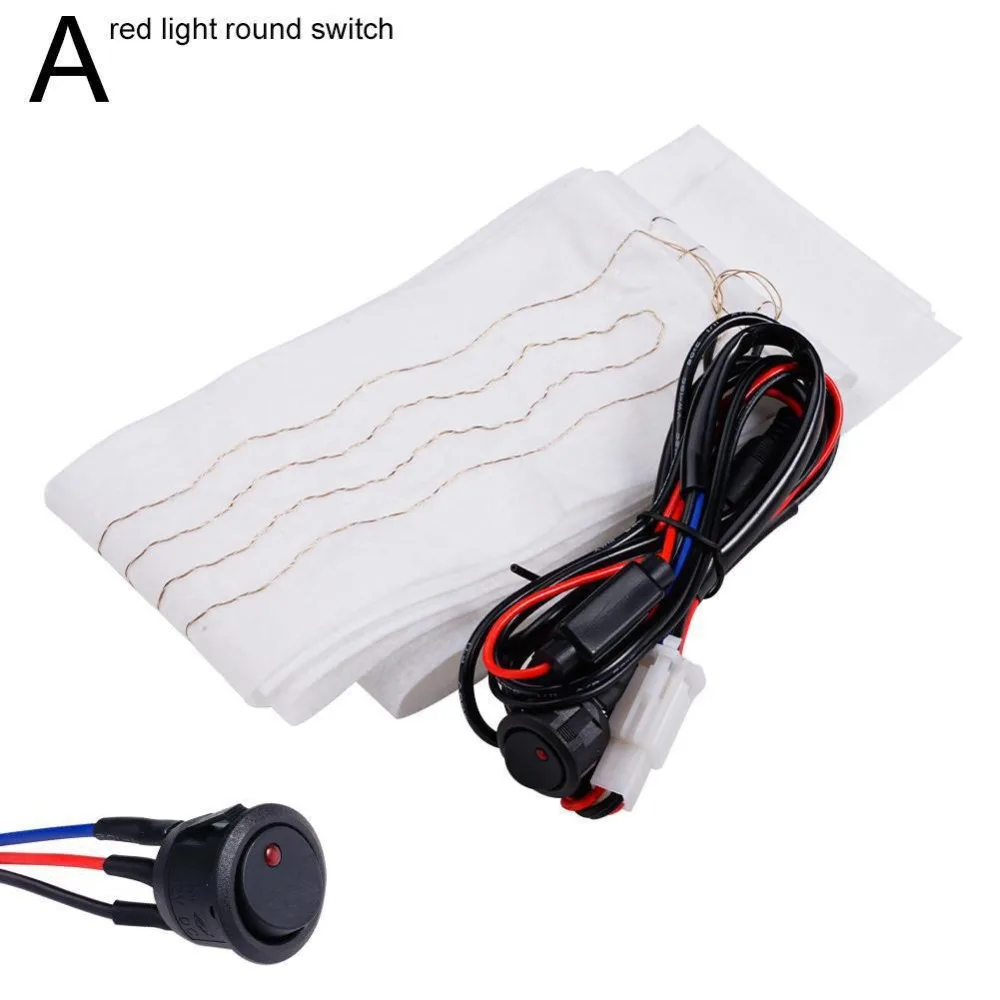 

Universal Steering Wheel Heating Kit 6 Gear Switch Independent Switch Control Car Steering Wheel Heater Built-in 12V Heating Pad