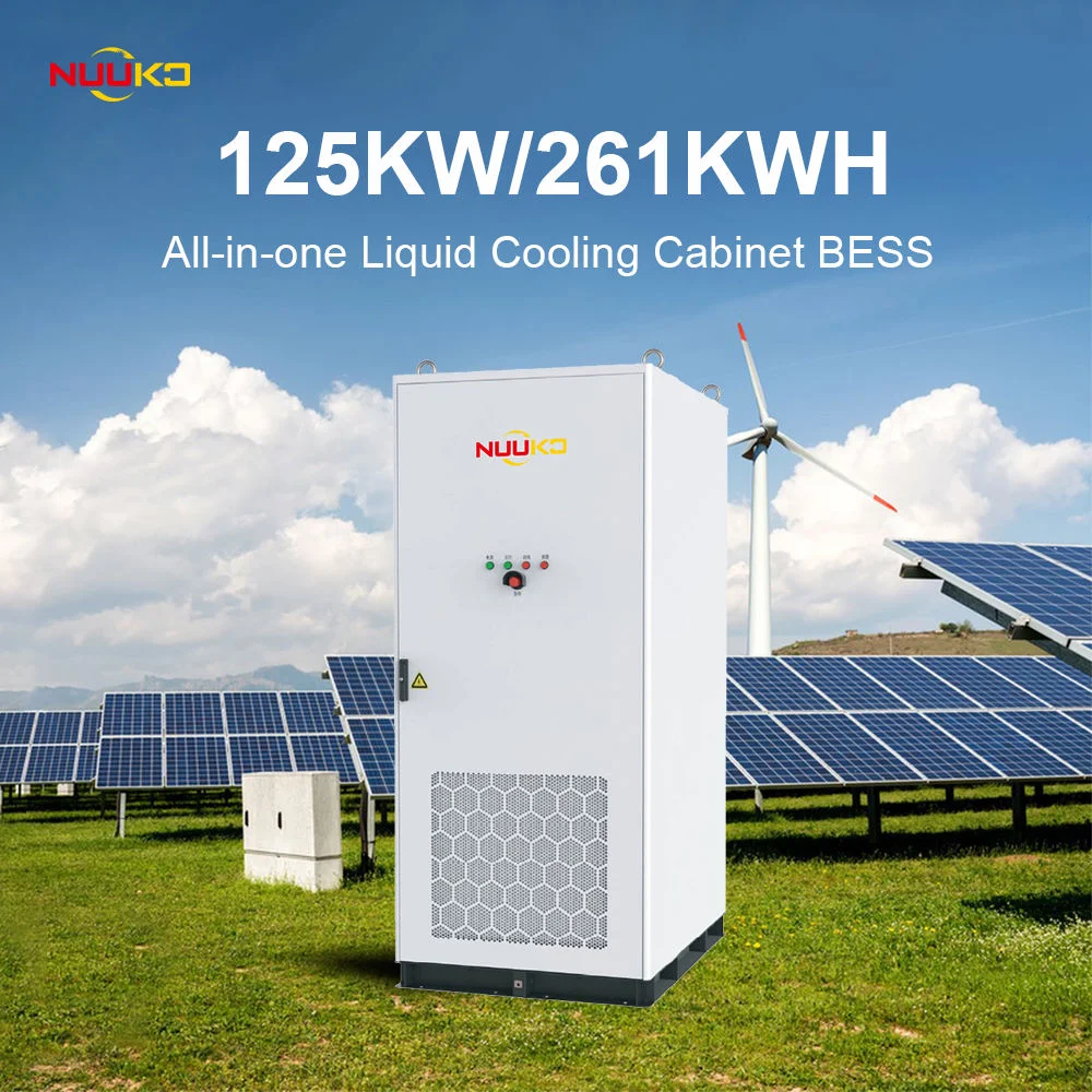 All in One Energy Storage System 125kW/261kWh Liquid Cooling Cabinet BESS Hybrid Industrial and Commercial Energy Storage System