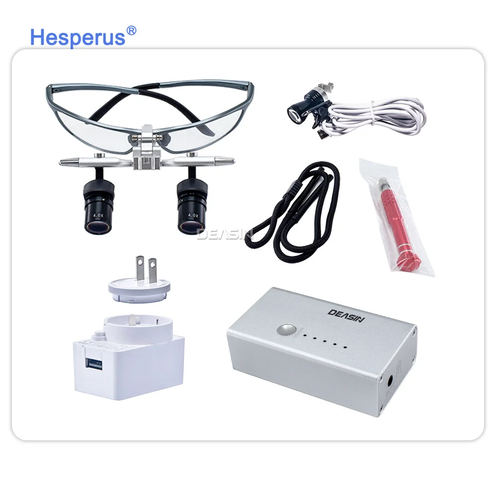 All Metal Material Ergo2 4X 5X 6x Hospital Surgical Loupe de ntal Microscope Ergonomic Corner Magnifier