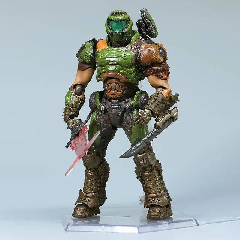 Doom Eternal Doom Guy figura de acción a escala 1/12 16cm coleccionable Sp-140 Doom Slayer estatua modelo móvil para fanáticos del juego juguetes de Anime