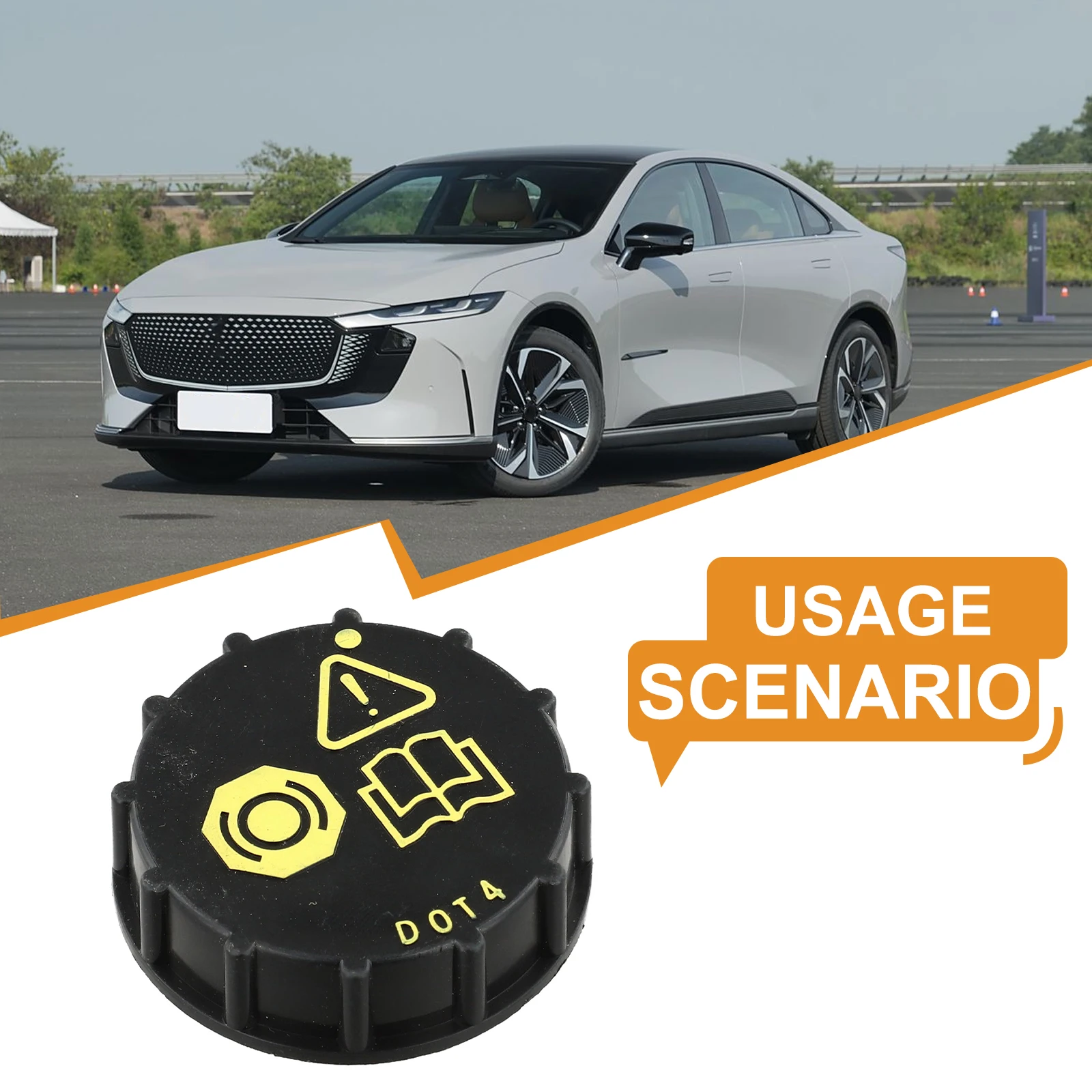 Cover Brake Master Cylinder Oil Cap Covering Plastic Covers Direct Replacement Plug-and-play Fits For Mazda 6 GH