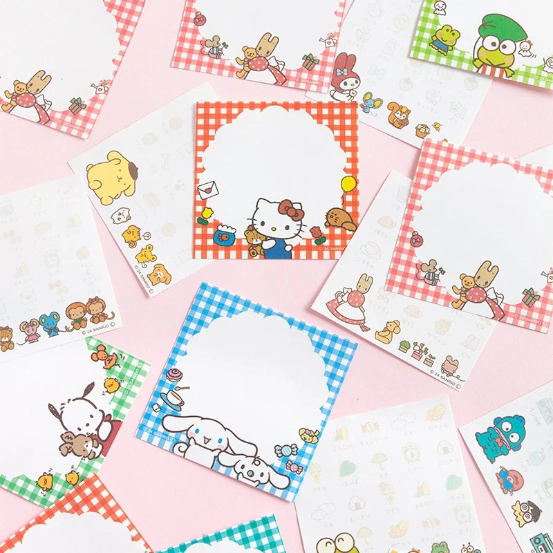30pcs-lot-sanrio-kitty-keroppi-hangyodon-memo-pad-cute-pochacco-n-times-stationery-label-notepad-bookmark-post-school-supplies