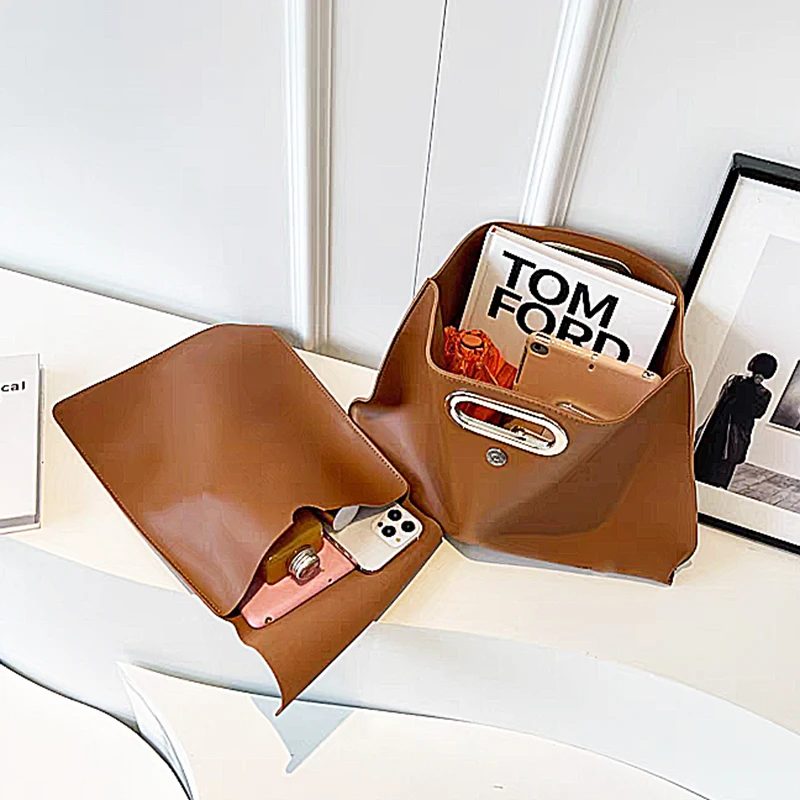 Luxury Business PU Leather Laptop Sleeve Custom Name Large Capacity Tote Bag Engrave Initials Woman Fashion Briefcase Handbag