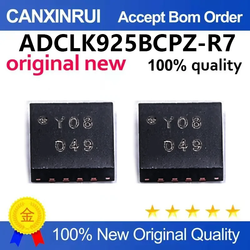 （5pcs-10pcs）Brand new original ADCLK925BCPZ-R7 silk screen YOB package LFCSP-16 clock buffer