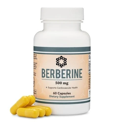 

Natural Berberine HCl 500 Mg, Promotes Healthy Glucose Metabolism, Supports Immune, Cardiovascular and GI Health