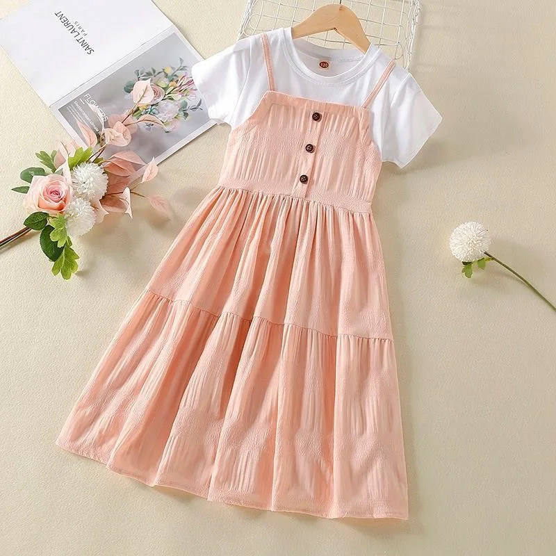 Baby Girls Dress 2024 Summer New Fashion Elegant Princess Dresses For Girls Birthday Gift Children Clothing 4 5 6 7 8 9 10 Years