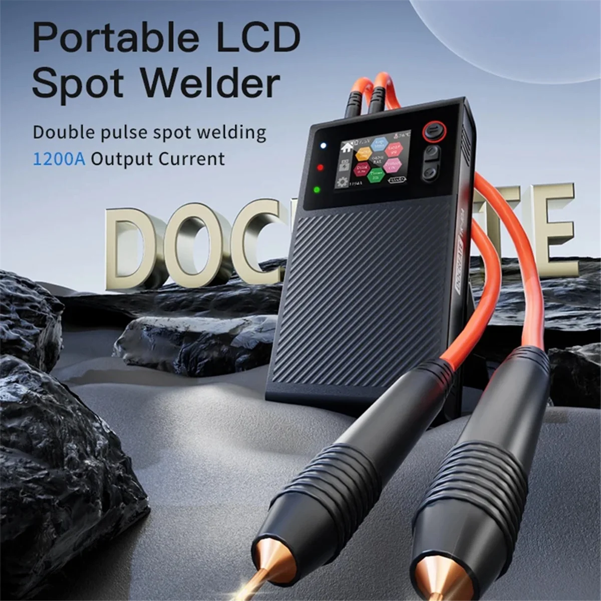 

A002 TK-10A Double Pulse Color Screen Spot Welding Machine LCD Large Screen CNC 1200A Lithium Battery