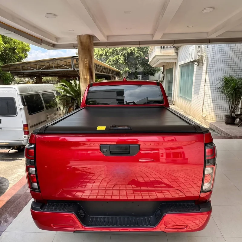 High Quality New Val Waterproof Manual Roller Lid Retractle Hard Type Pickup Truck Bed Tonneau Cover Aluminum Alloy