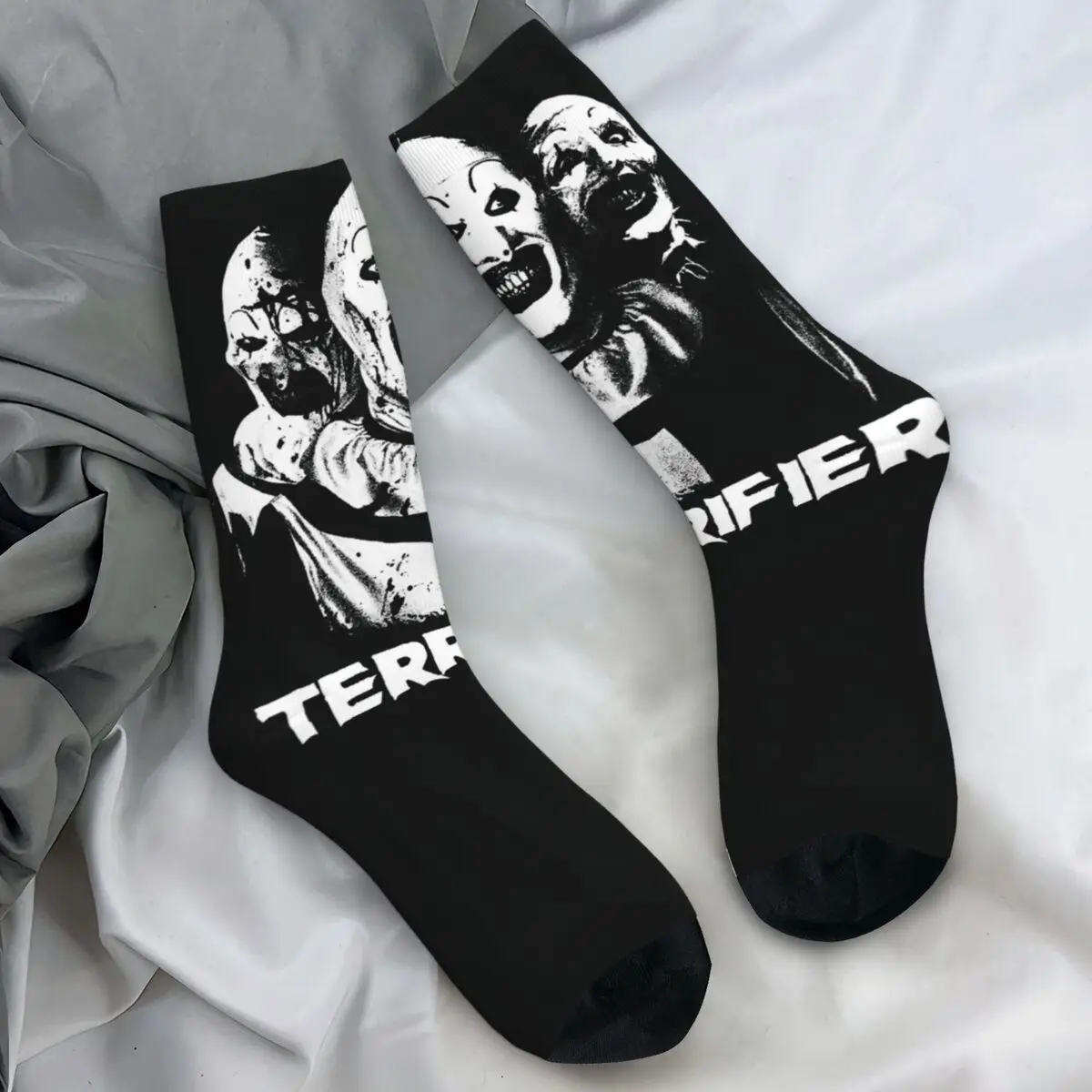 

Носки Terrifier Film, осенние чулки, повседневные мужские качественные носки, уличные противоскользящие носки на заказ