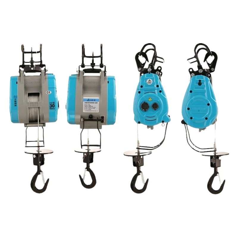 Remote Control/Wire Control Household Lifting Winch 6-25M/MIN Infinite Speed Regulation Little King Kong Electric Hoist