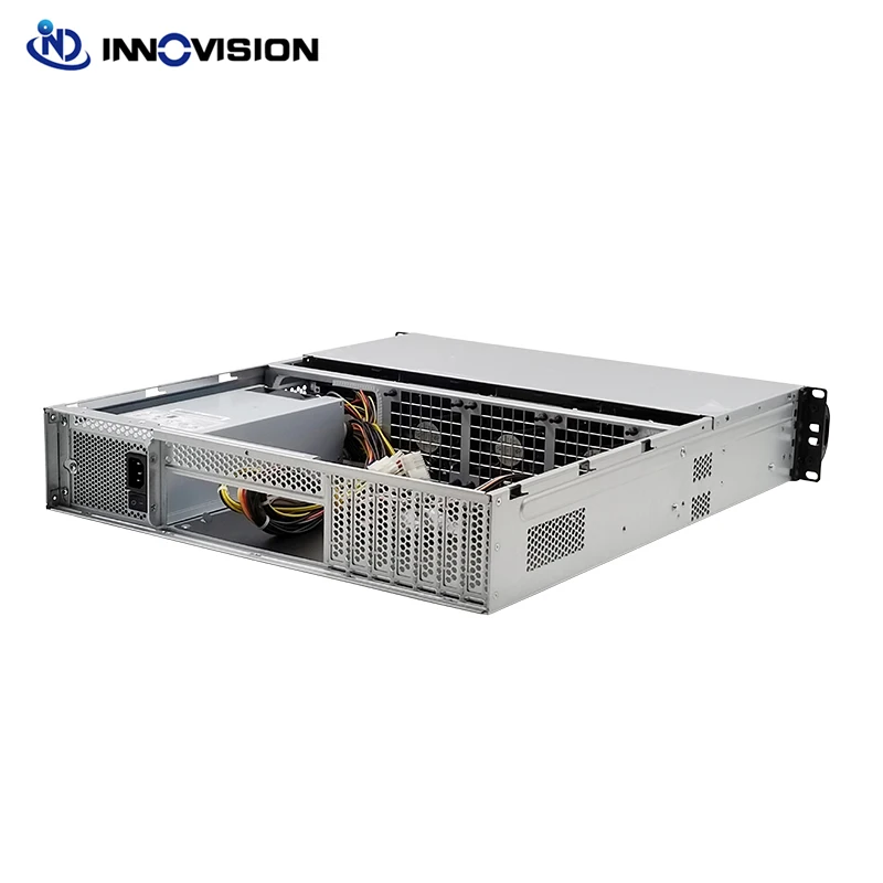 Imagem -05 - Servidor de Armazenamento Ultra Rack 2u 8bay Chassis Nas L520 mm Suporte Atx Powersupply Matx Board Case do