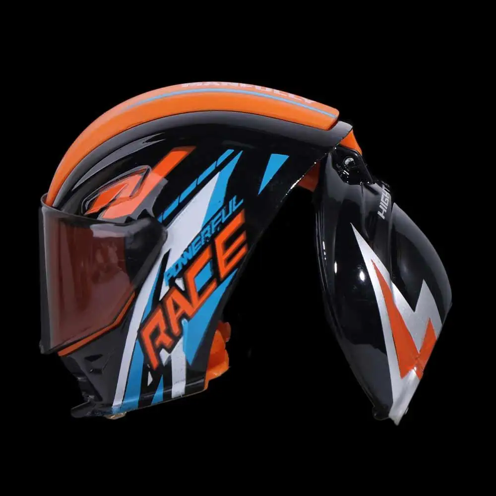 Deformation Helmet Simulated Motorcycle Rider Movable Limbs Flexible Transform Motorcycle Action Figure Cool