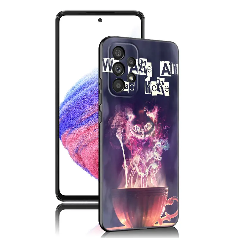 Fantasy Alice In Wonderland Phone Case For Samsung A21 A30 A50 A52 S A13 A22 A32 4G A33 A53 A73 5G A12 A23 A31 A51 A70 A71 A72