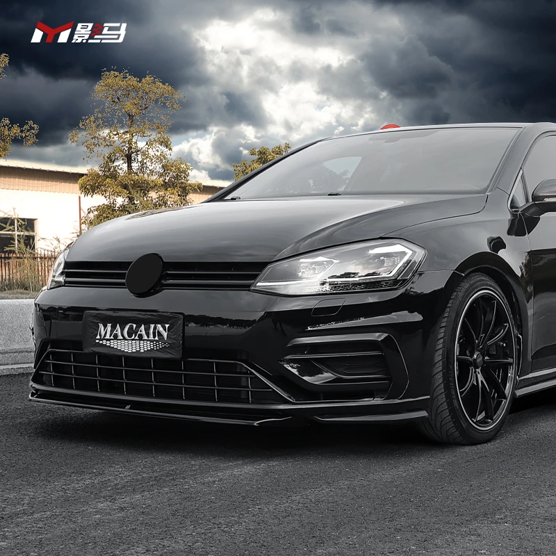 Front spoiler For VW Golf 7 7.5 R-Line/R/GTI golf MK7 MK7.5 car spoilers appearance modify deflector Decoration accessories