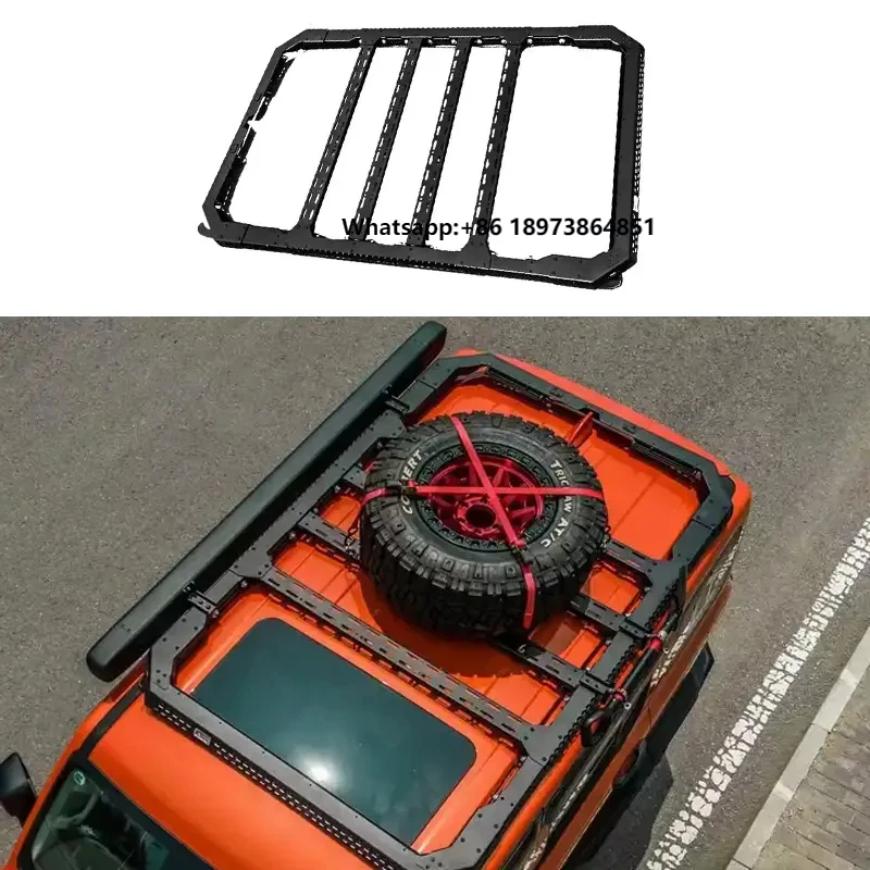 

Auto Parts Pickup Roof Rack for Tank 300 off Road Aluminum Steel Alloy Ladder Rack Tray Luggage Cargo Carrier Roof Racks